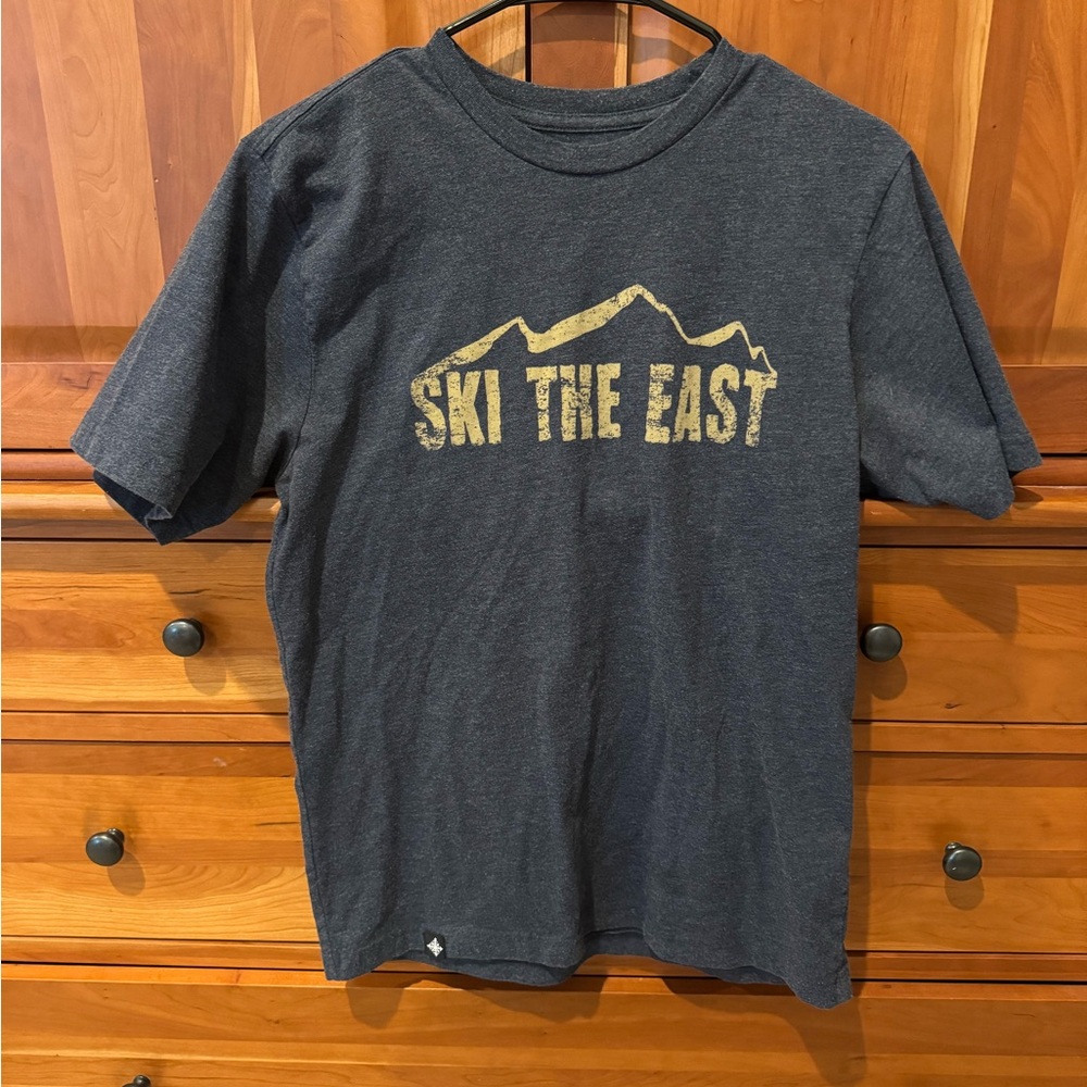 Ski The East Gray Short Sleeve Tee